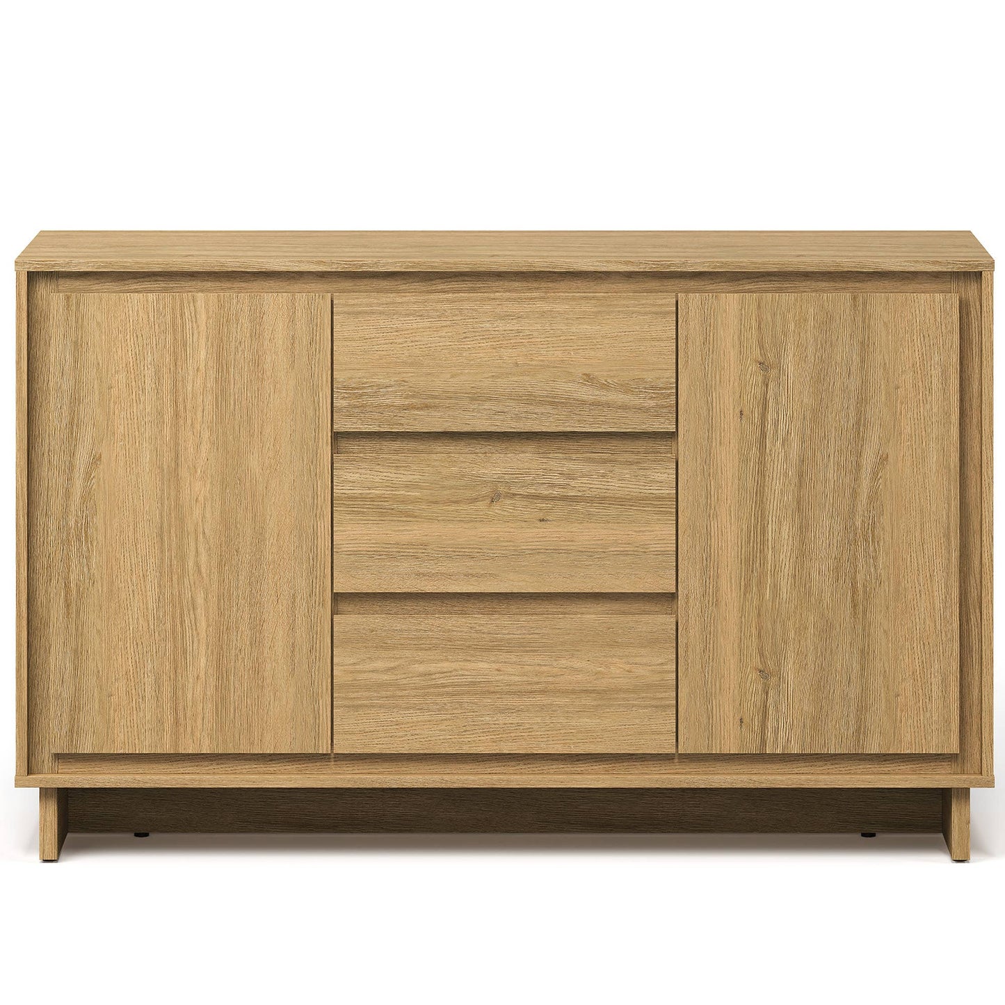 Modern Storage Cabinet with 2 Doors & 3 Drawers
