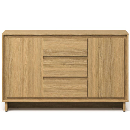 Modern Storage Cabinet with 2 Doors & 3 Drawers
