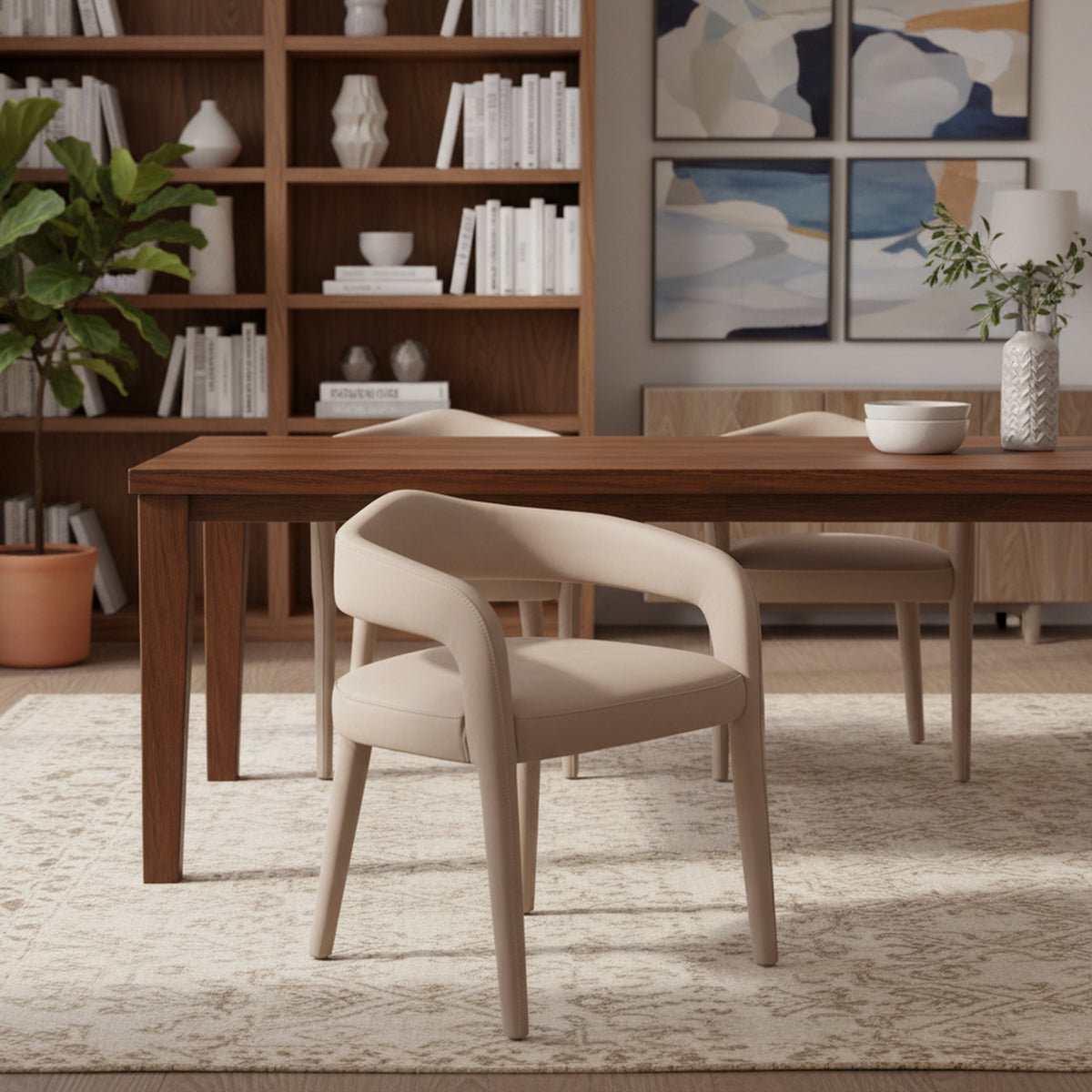 Canello Dining Chair in Beige