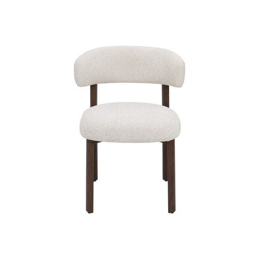 Ally Dining Chair - Walnut Beige