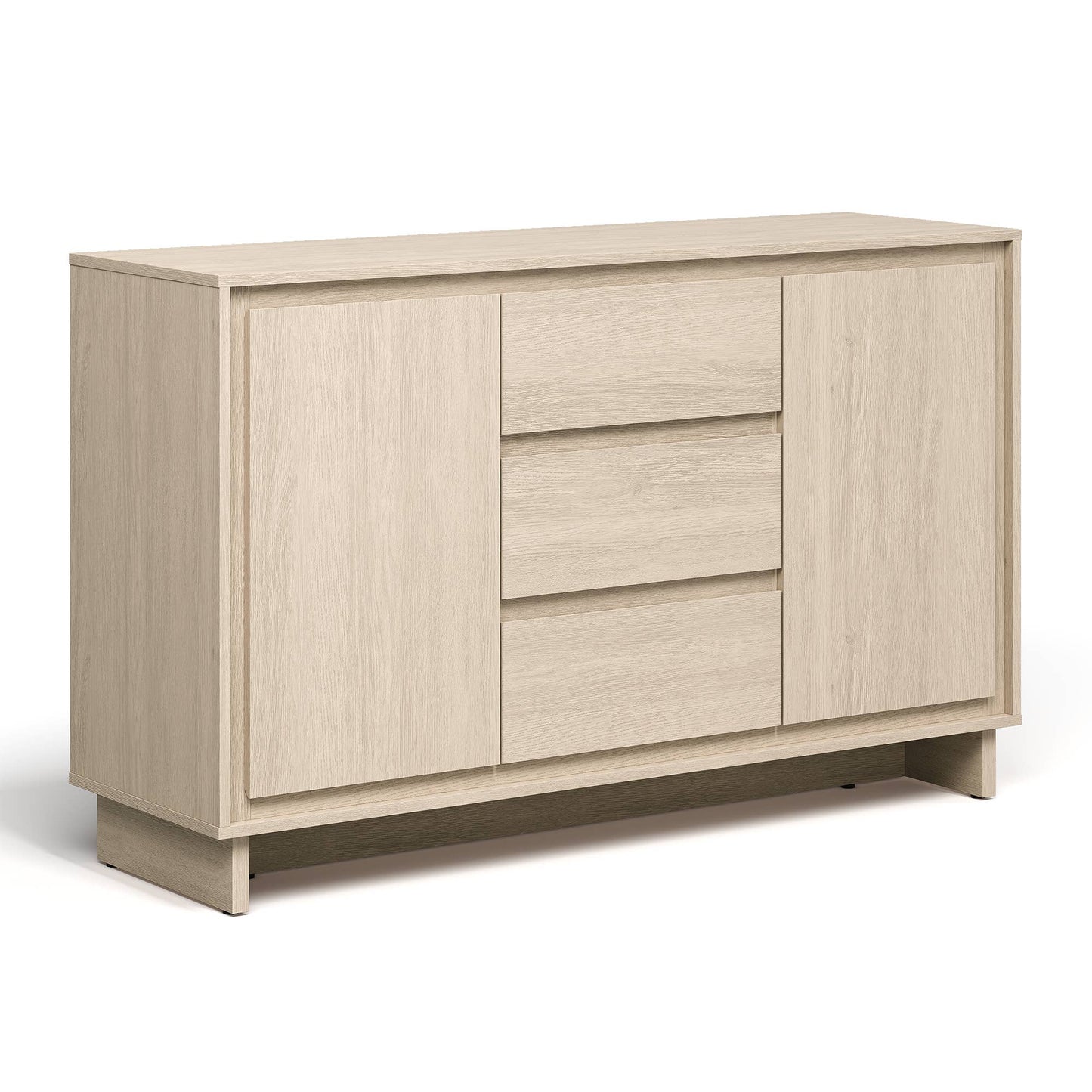 Modern Storage Cabinet with 2 Doors & 3 Drawers