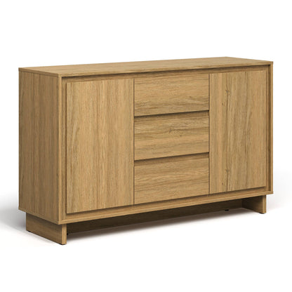 Modern Storage Cabinet with 2 Doors & 3 Drawers