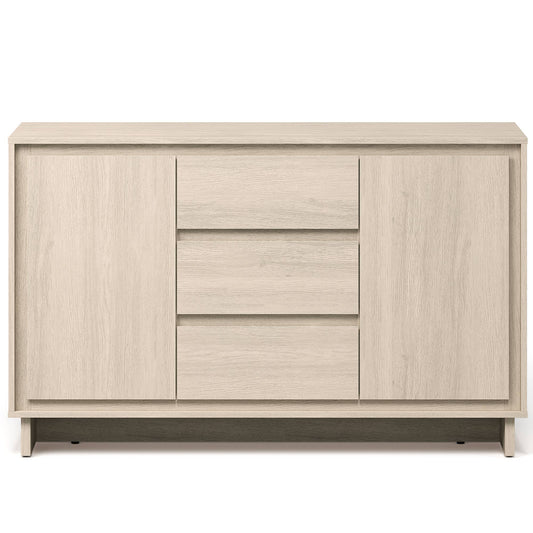Modern Storage Cabinet with 2 Doors & 3 Drawers