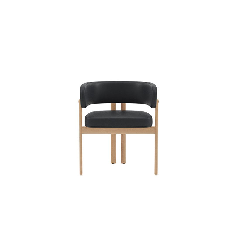 George Dining Chair - Black / Oak