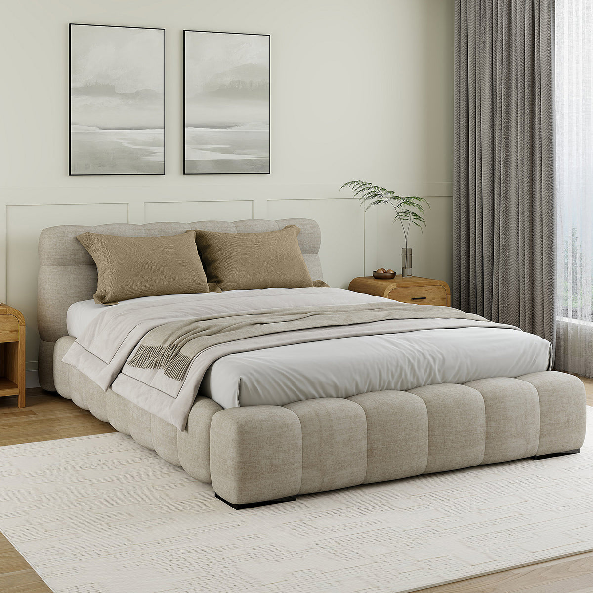Inde Bed detail