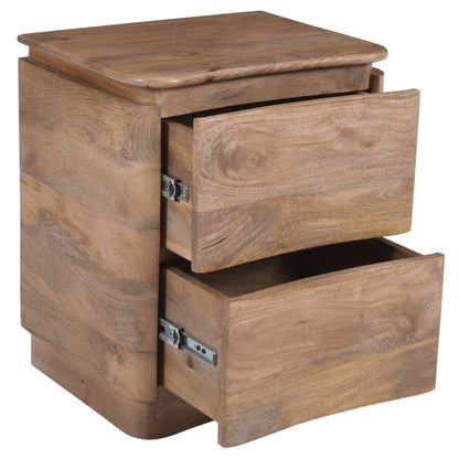 Akila Nightstand Natural detail