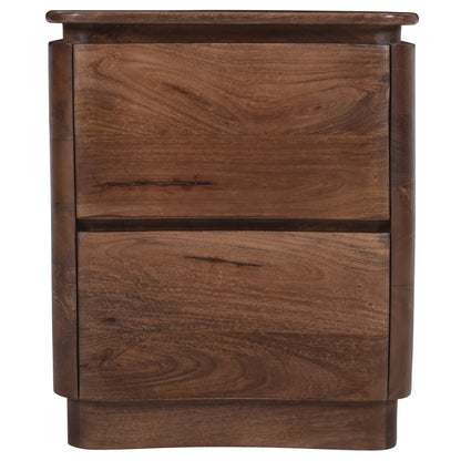Akila Nightstand Walnut detail
