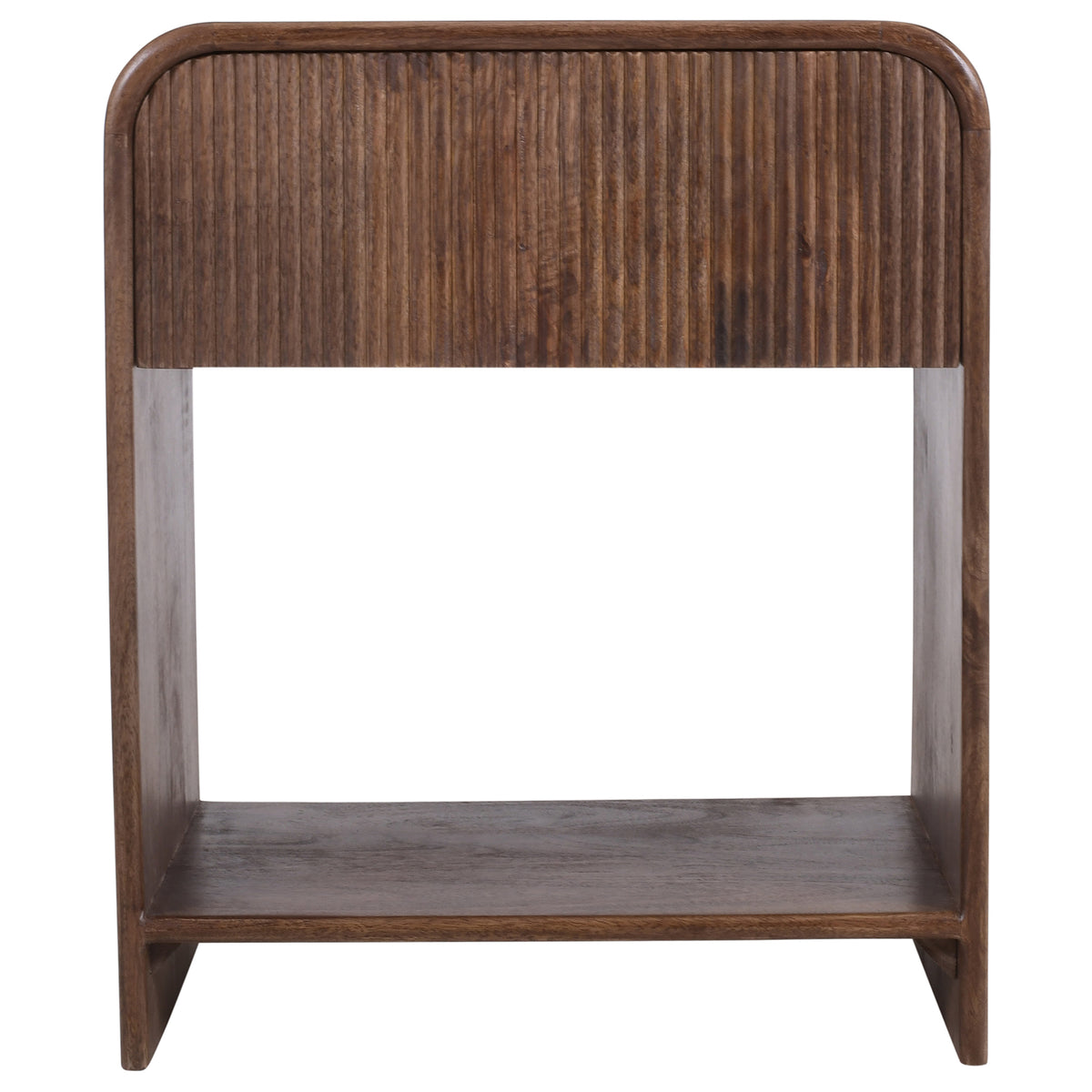 Amaya Night Stand Walnut detail