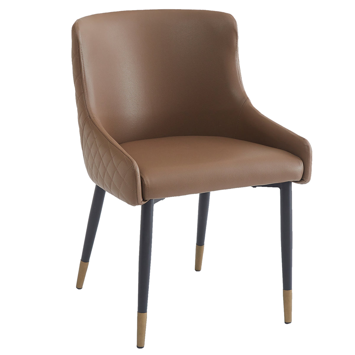 Xanny Dining Chair in Brown and Black